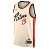 Maillot Homme Detroit Pistons Simone Fontecchio 2024-25 Nike City Edition Blanc Swingman